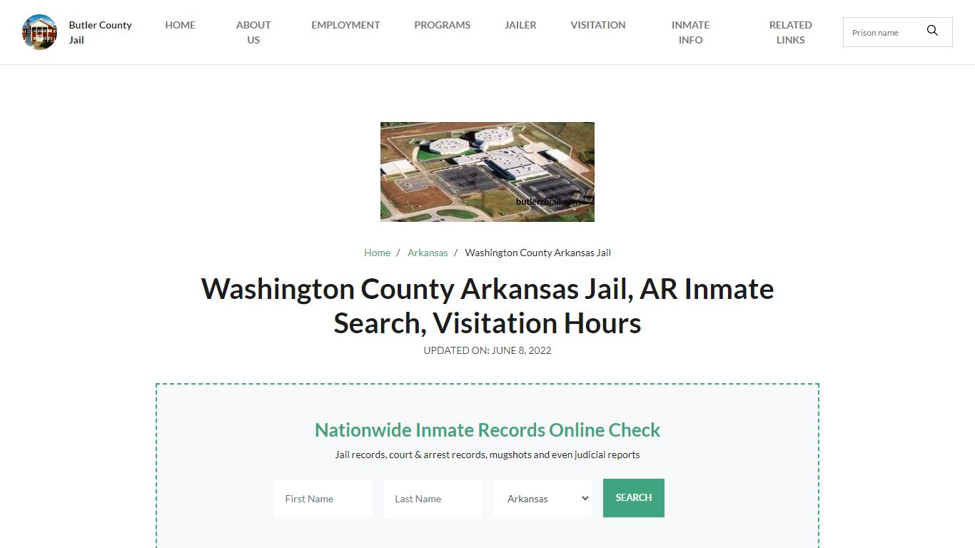 Washington County Arkansas Jail, AR Inmate Search ...